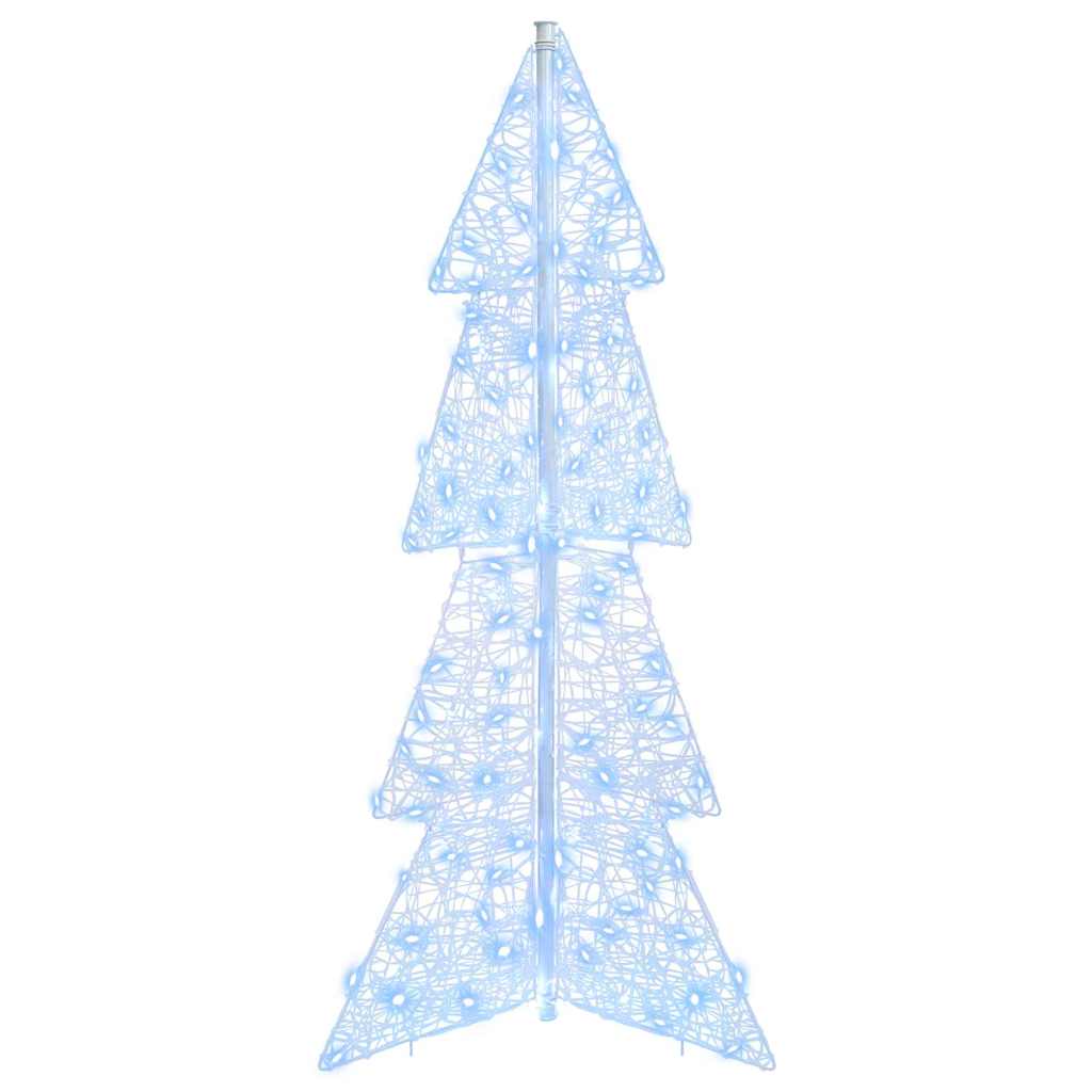 Christmas Tree with 100 Cold White LEDs 120 cm Acrylic
