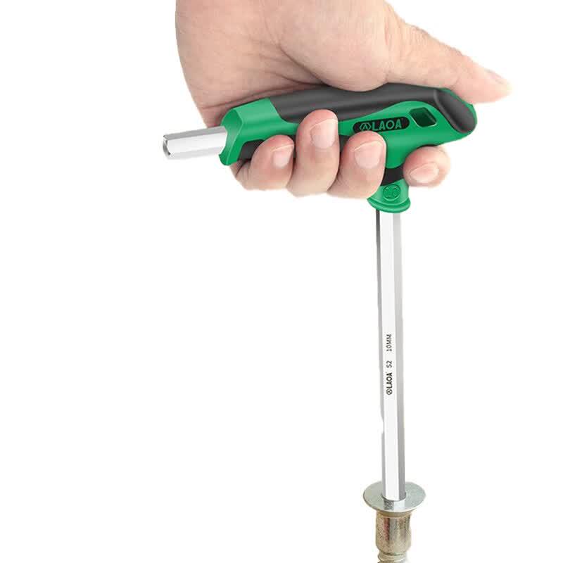 LAOA T-Handle Extended 8mm Hex Key Wrench