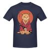 Piece Sword Cat Graphic  Cotton TShirt Samurai Cat Tees Tops For Unisex