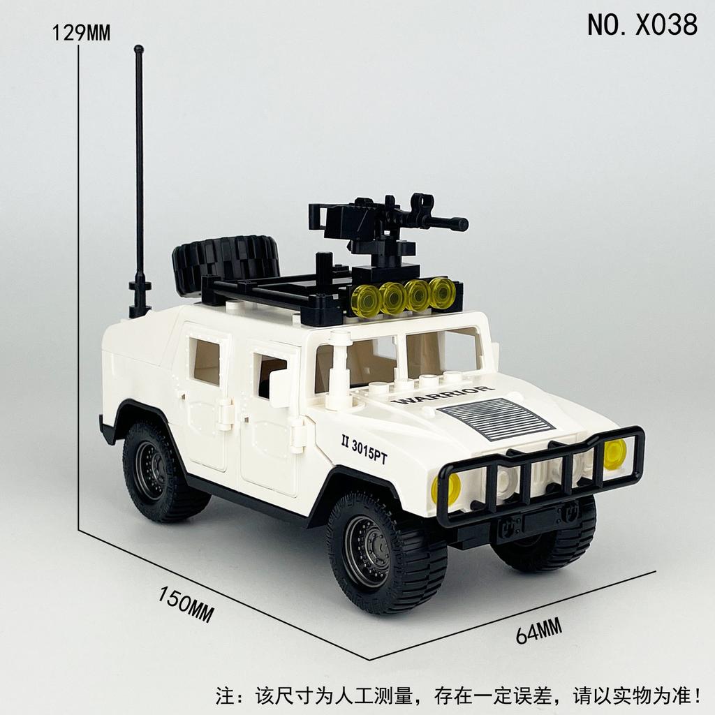 X001-X044 J772 J773 J779 Police Car Rescue Patrol Car Building Block Small Particle Toy