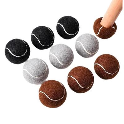 4 Stück Tennisform Stuhl Tisch Beinkappen Geräuschdämpfend Verschleißfest Bodenschutzpolster Schutzhülle Möbelbeinabdeckung