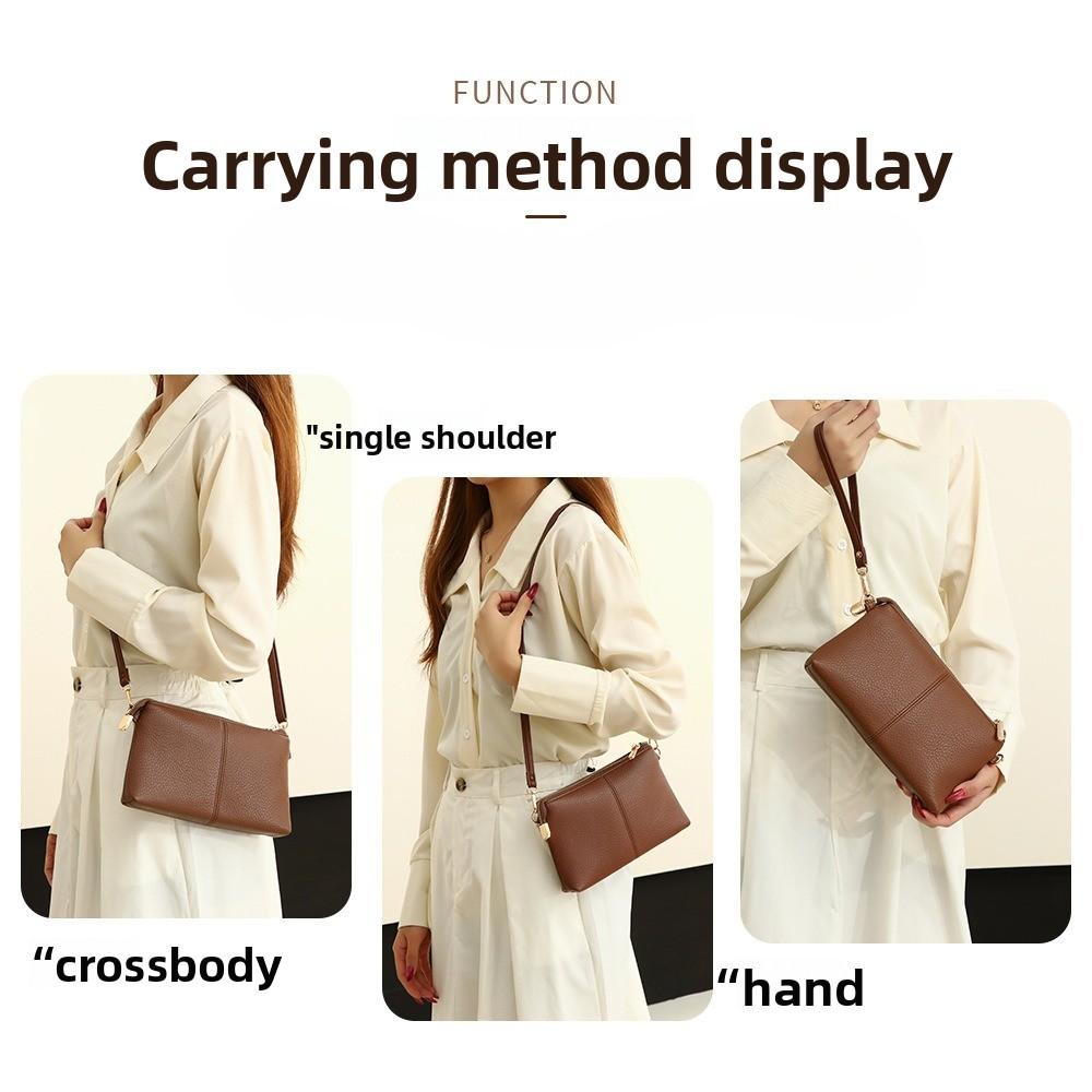 Women's Shoulder Bag Simple Casual Handbag Bag Multi-purpose Mobile Phone Bag Portable Messenger Bag