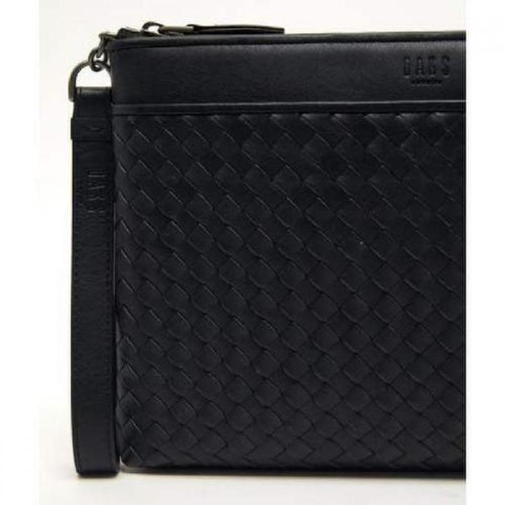Daks Black Handcrafted Mesh Medium Clutch Bag Dbba3e725bk