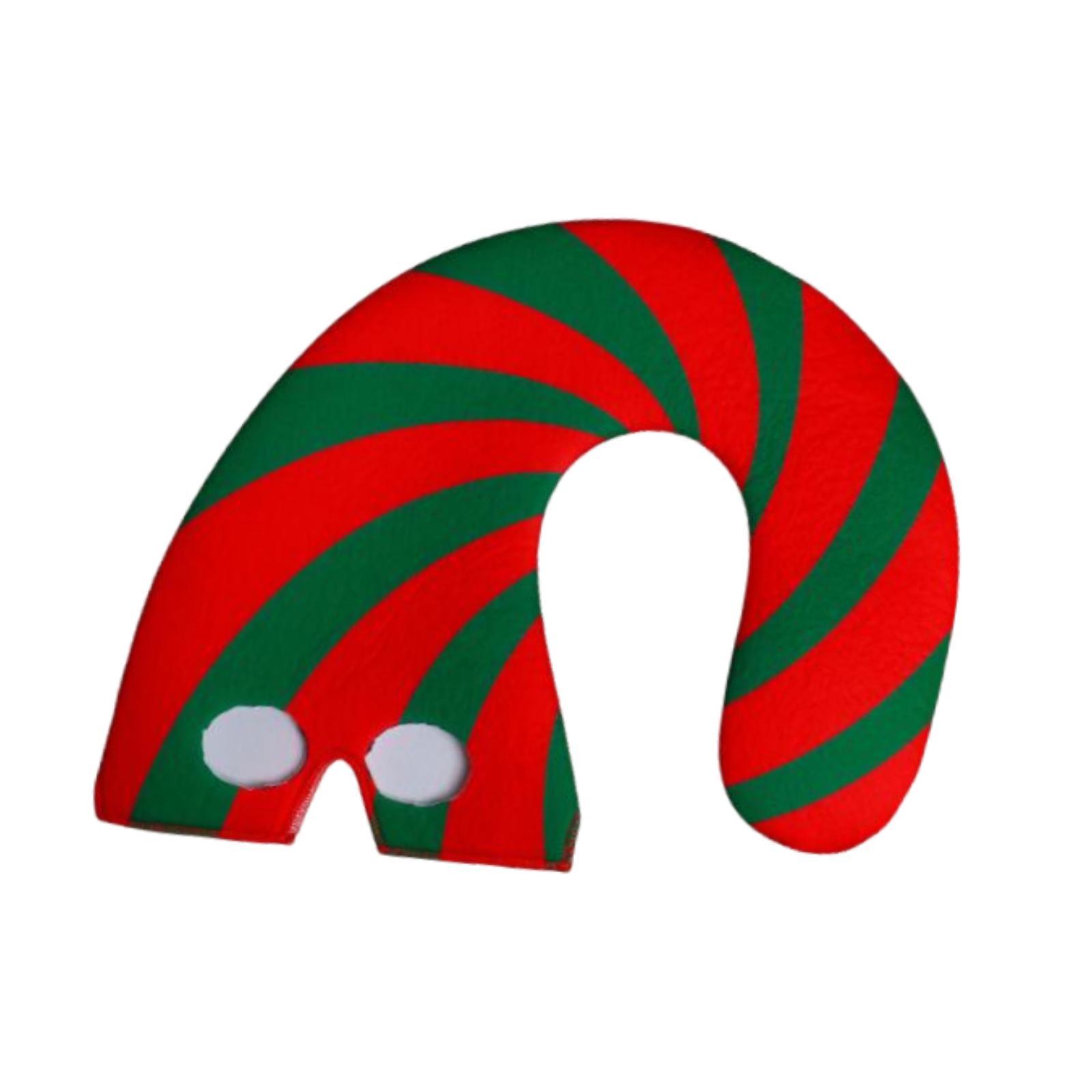 Christmas Candy Cane Hat Gift Team Events Xmas Cap Costume Cosplay Accessory