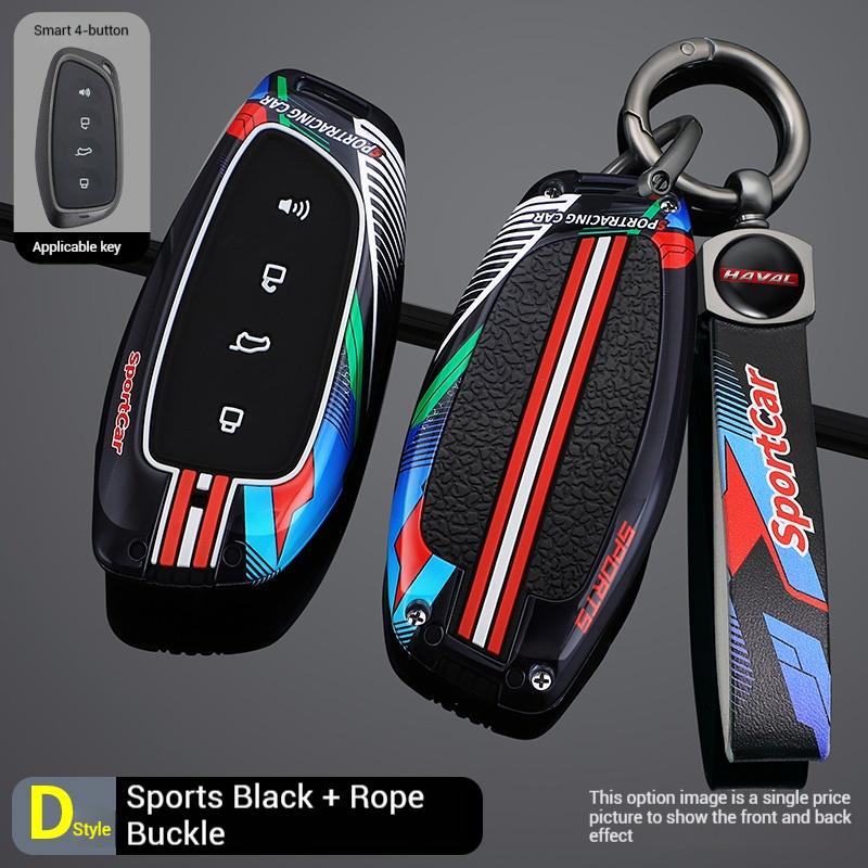 Zinc Alloy Car Key Case Cover For Great Wall Haval H3 H6 H9 H-Dog Owl Dragon Max Protection Key Shell Car Accessorries