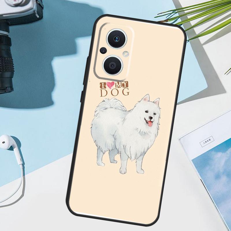 Japanese Spitz Dog Cover For OPPO Reno 14 F 13F 12F 11F 10 11 12 13 Pro 7 8 Lite OPPO Find X9 X5 X6 X8 Pro Case