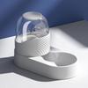 Automatinis gyvūnėlio girdytuvas / lesintuvas Mielas banginio formos Nuimamas dizainas Vandens maisto dozatorius Universalus
