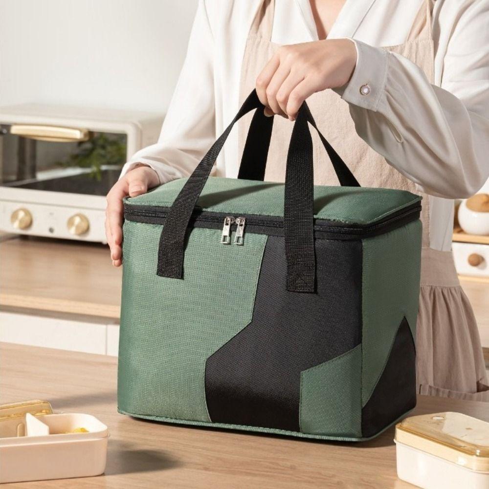 Izolační taška s velkou kapacitou Vodotěsné tašky na uskladnění potravin Přenosná termotaška na jídlo Kancelář