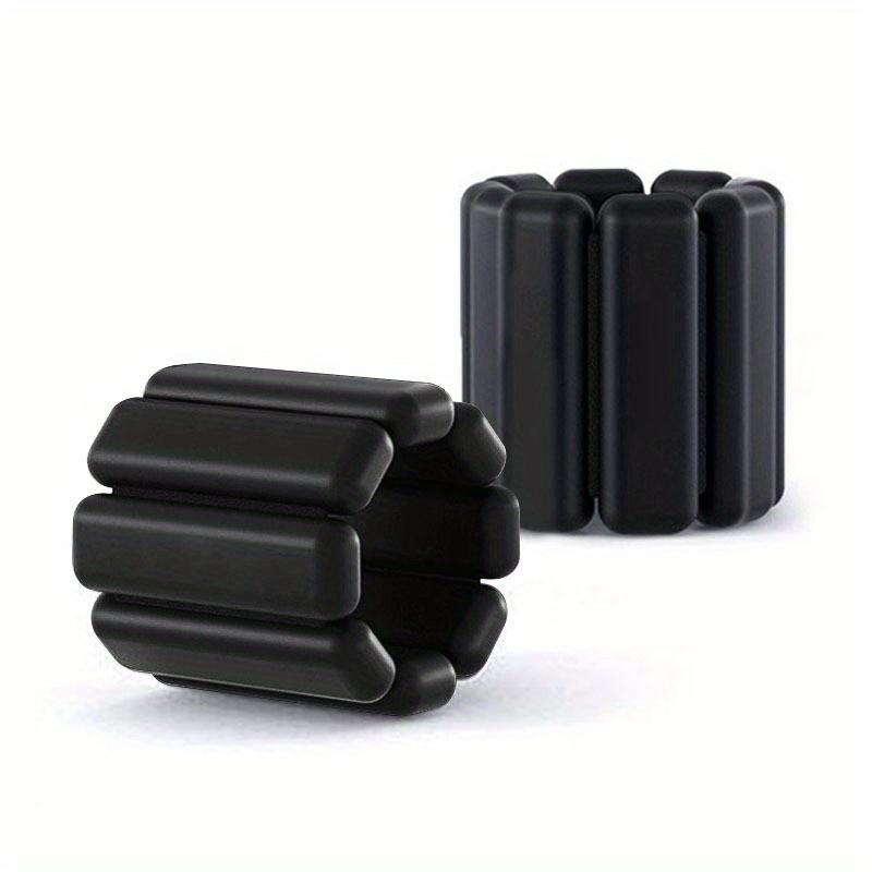 

1 пара регульованих браслетів на зап’ясті та щиколотках (Чоловіча), Мішки з піском на зап ястя в тренажерному залі (1 фунт кожен), Тренажерні браслети чорний