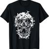 Halloween Skull Skeleton Graphic 100% Cotton Short Sleeve Crew Neck T-Shirt S-3XL Casual Gift Idea Graphic Tees