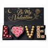 Leere Valentinstag LOVE Briefbox, Romantische befüllbare Geschenkbox, Schokoladen-Erdbeer-Süßigkeiten-Schmuck-Verpackungsbox für Geburtstag, Hochzeitsfeier