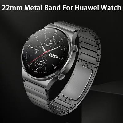 Für Huawei Watch GT 46mm Armband Metallarmband 22mm Armband Für Samsung Galaxy Watch 3 45mm Auswechselbares Uhrenarmband Zubehör