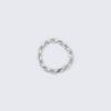 BONBEAU Bono Twist Silver Chain Ring Bono Bold Twist Chain Silver 925 Ring