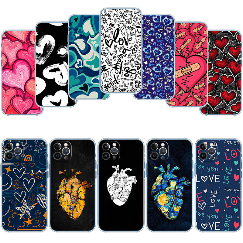 Calm Heart Case for Motorola G10 G20 G04 E30 E40 E22 E20 E13 E15 G22 G23 G05 G75 G35 G55 E22S E7 G6 G7 G8 G9 Plus Power Play