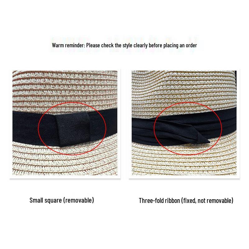 Stylish Summer Panama Straw Hat - Outdoor Sun Protection Jazz & Beach Hat