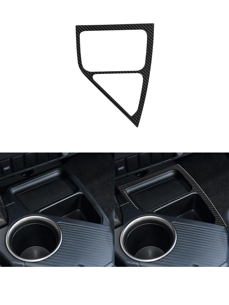 Black For Toyota RAV4 2013-2015 Car Interior Button Panel Decoration Protection Carbon Fiber Sticker Auto Styling Accessories