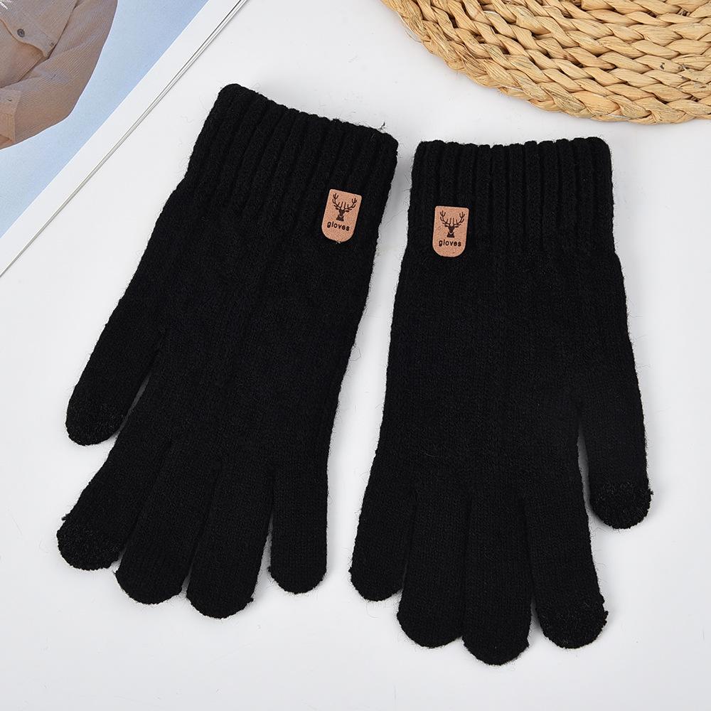 Winter Full-Finger Non-slip Thickened Velvet Cycling & Driving Gloves
