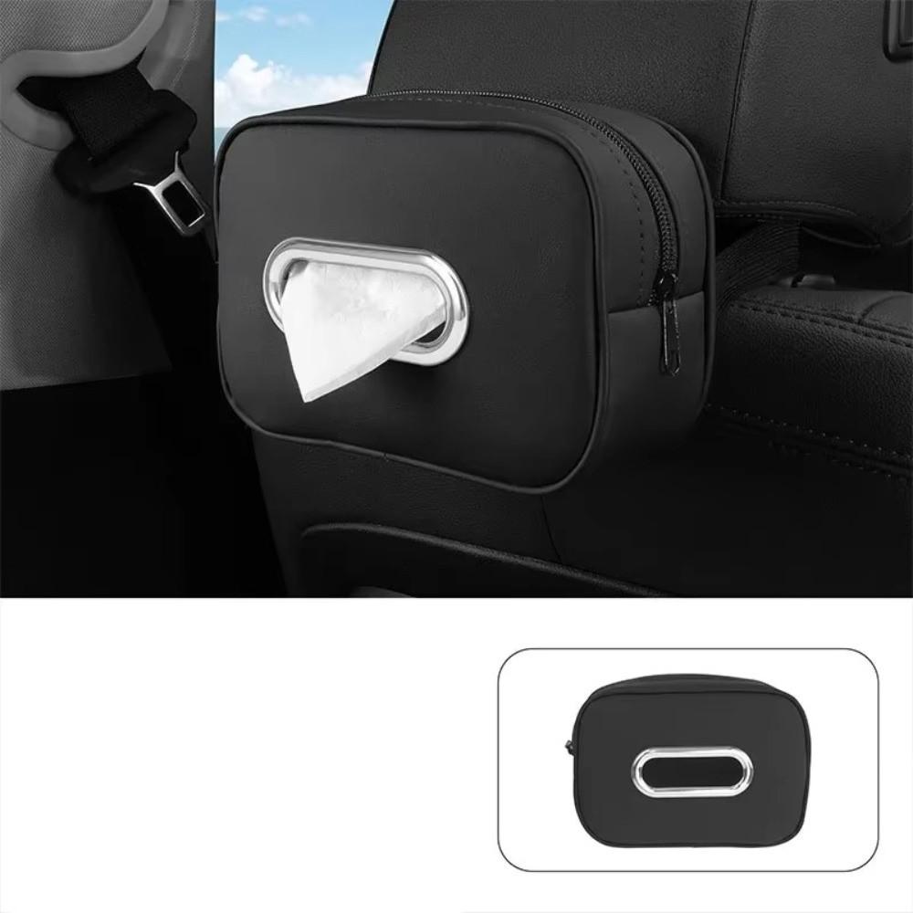 Easy Install Car Tissue Box Holder Sun Visor Center Console Organizer  Road Trip