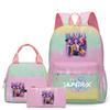Kpop Witch Hunter Girls School Bag Lunch Bag Three-Piece Backpack Set
