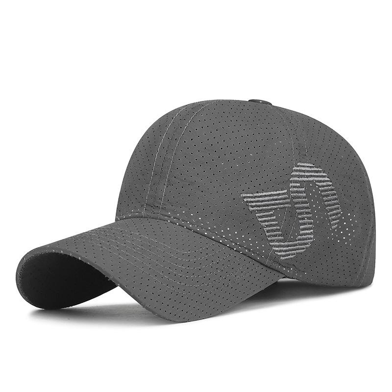 Summer Embroidery Quick-Drying Mesh Breathable Cap Sunscreen Thin Outdoor Sun Visor Baseball Cap