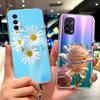 For Oppo A74 5G Case CPH2197 CPH2263 New Luxury Painted Cover Soft Silicone Phone Case For Oppo A74 A 74 OppoA74 5G Fundas Coque