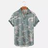 2026 Hawaiian shirt, short-sleeved, loose, casual, fashionable, beach style
