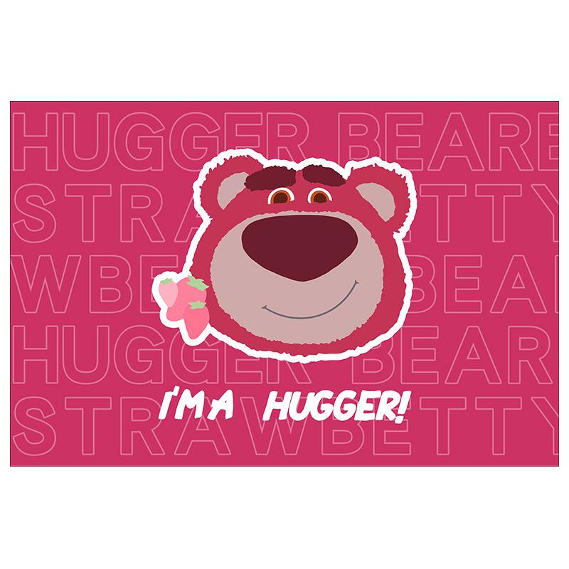 Cartoon Cute Lotso Absorbent Doormat – Dirt-Resistant & Easy-Clean Decorative Rug