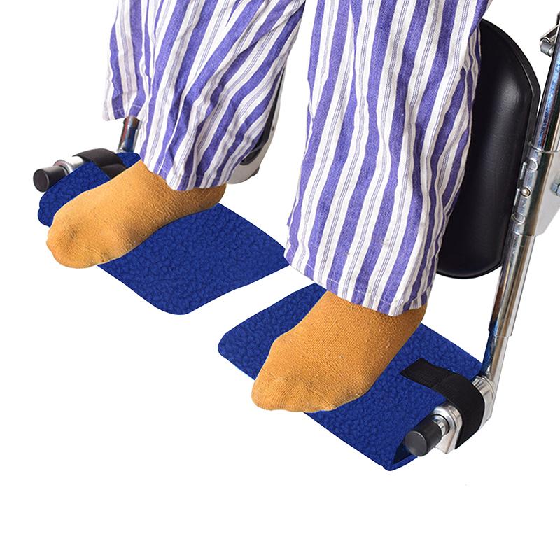 Rollstuhl Fußstützenpolster Fußplatten-Schutzpolster Beinauflagenkissen Fußschutzpolster zur Vermeidung von Fußkratzern