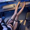 Sex Stockings Seductive Sexy Suspenders Black Silk Passion Underwear Can Be Torn Off Large Size Flirting Open File Pure Desire Autumn and Winter