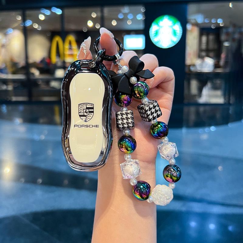 Porsche Schlüsselhülle für Cayenne, Macan, 911, Panamera, 718, Taycan