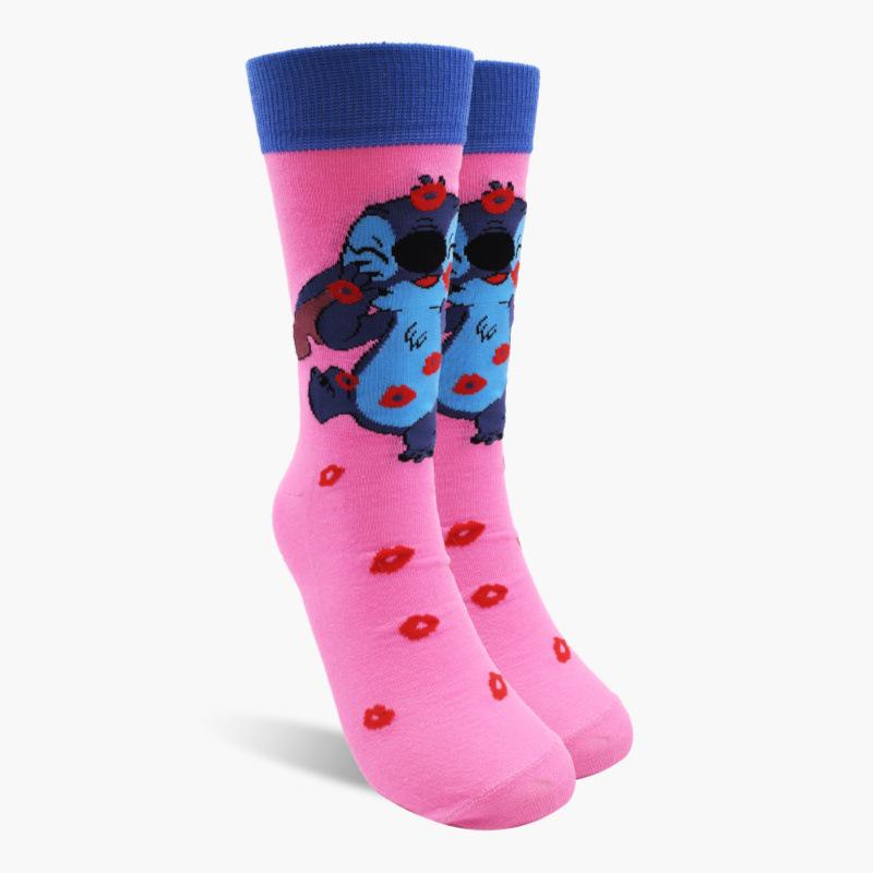 Japanese Anime Cute Mid-Calf Women's Knee-High Socks