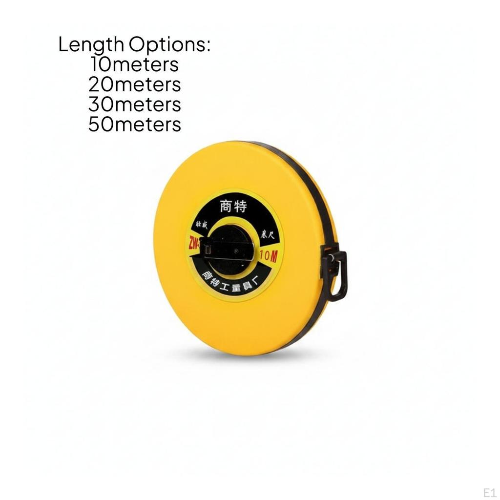 Fiberglass Tape Measure Hand Carry Handle Retractable 20M
