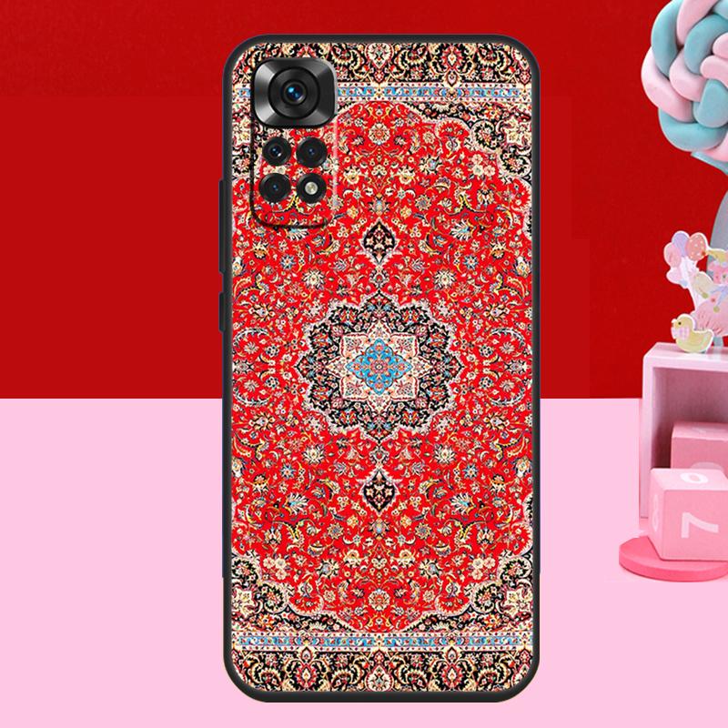 Persian Rug Art Case For Xiaomi Redmi Note 11 10 12 13 14 Pro 11S 12S Redmi 15 C 14C 10C 12C 13C Soft Cover
