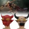 Terrifying Bull Demon King Latex Mask Ideal For Halloween Celebrations And Events