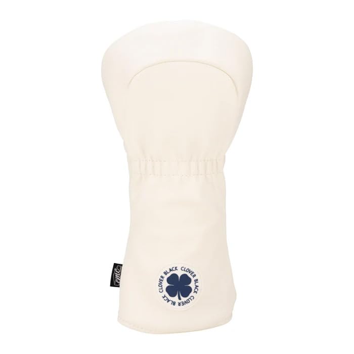 Black Clover Golf Headcover for Drivers, Flag Day Driver Cover, White/Navy/Red, BCJS5AF003DR