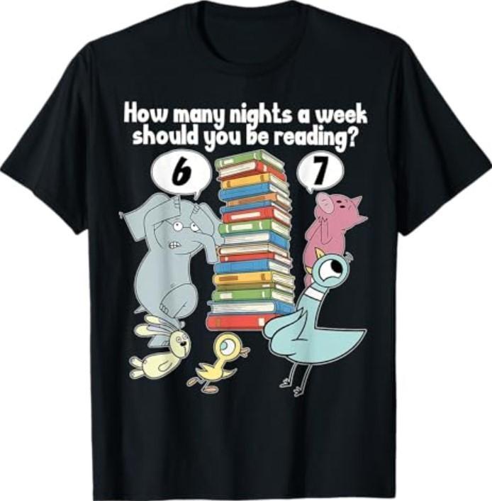 How Many Nights a Week Should You be Reading? 6–7 T-Shirt Unisex T-Shirt XXXL