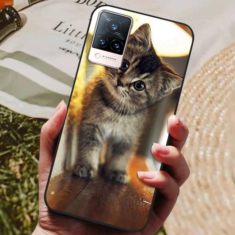 For Vivo V21 5G Case V 21 Silicon Back Cover Phone Case for Vivo V2050 VivoV21 5G Cases Soft Bumper Coque for Vivo V21 5G Fundas