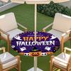 Outdoor Round Table Cover With Umbrella Hole Waterproof Elastic Edge Patio Garden Deck