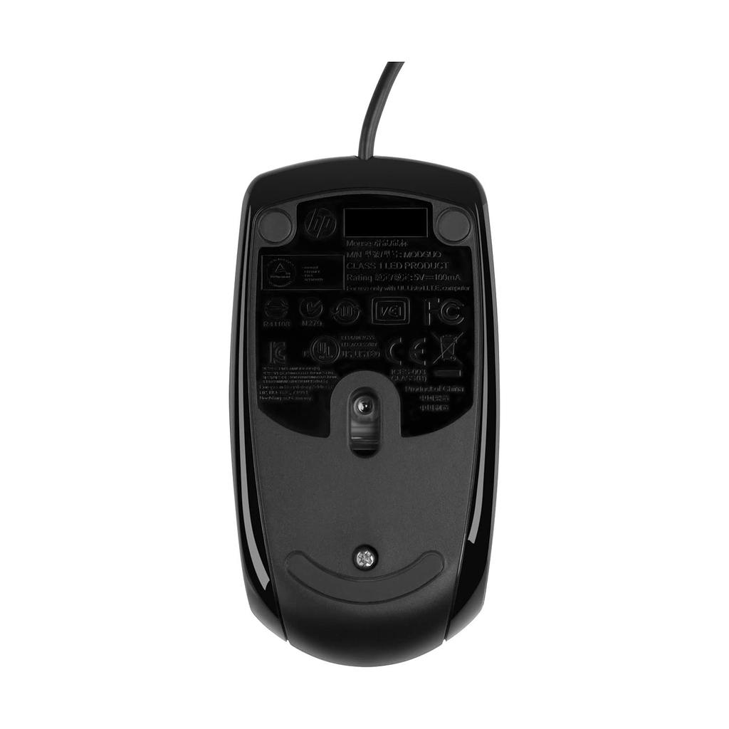 HP X500 Wired Mouse - Wired USB Mouse for Windows PC Desktops, Laptops, Macs, Computers, and Chromebooks, Right or Left-Handed Use (E5E76AA#ABA)
