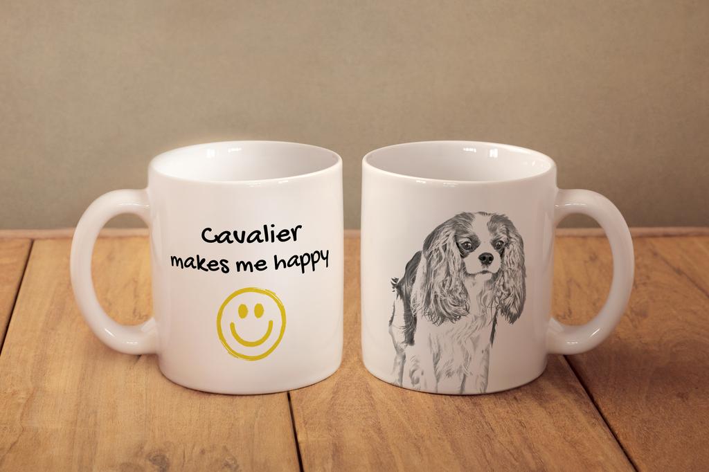 Cavalier King Charles Spaniel - cup with a dog, cheerful cup for a dog lover, personalized gift from the Art-Dog brand