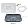 40 Pcs Pallet Liner 90*60cm Paint Tray Film Bagging Transparent Plastic Paint Tray Liners Disposable Film Covers Painting Parts
