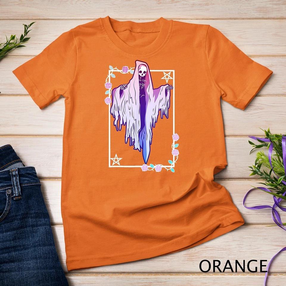 Pastel Goth Ghost Tarot Style T-Shirt Unisex T-shirt 5 3XL