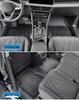 Eco-Friendly TPE Floor and Trunk Mats for 2024 Volkswagen Tiguan L/L Pro