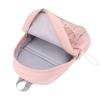 Women's Solid Color Backpack Large Capacity Student Schoolbag
