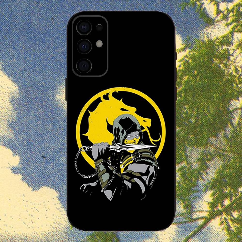 Game M-Mortal Kombat Phone Case For Samsung S 25,24,23,22,30,21,10,9,Ultra,Plus,Lite,FE,4,5G Black Soft Case