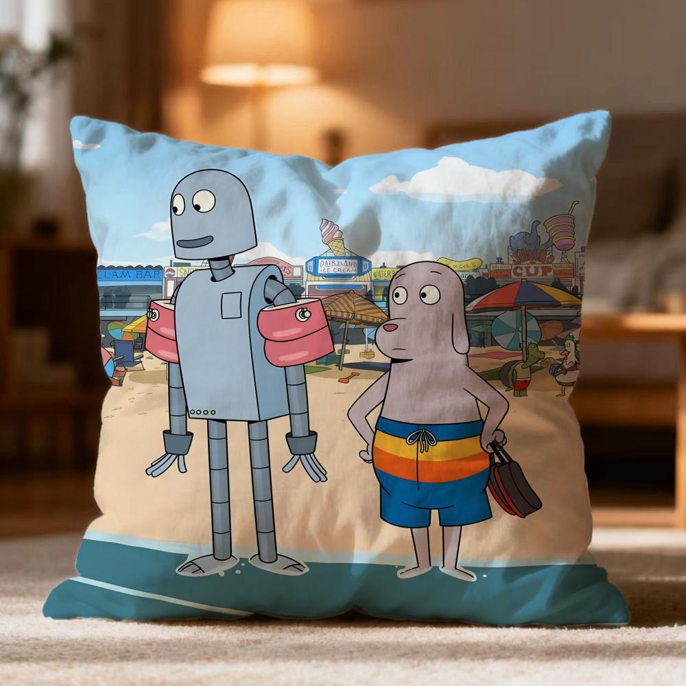Popular RRobot Dreamsed Cushion Cover Soft Washable Pillow Case Multi-Scene for Couch Bed Travel Office Use