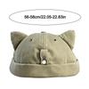 Sun protection Cat Ears Brimless Hat Water Washed Sun Hats Cute Beanie Hat