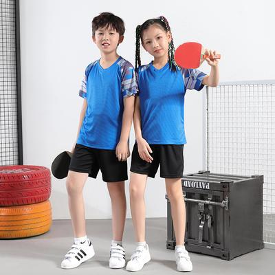Çocuk Badminton Forması Seti Erkek ve Kız Çocuk Giyim Yaz Çabuk kuruyan Çocuk Masa Tenisi Oyunu Spor Forması
