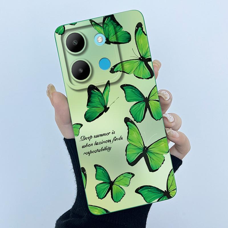 For Infinix Smart 7 X6515 Case Smart 7 HD X6516 Fashion Simplicity Cover Soft Silicone Phone Case For infinix Smart7 Plus Shells