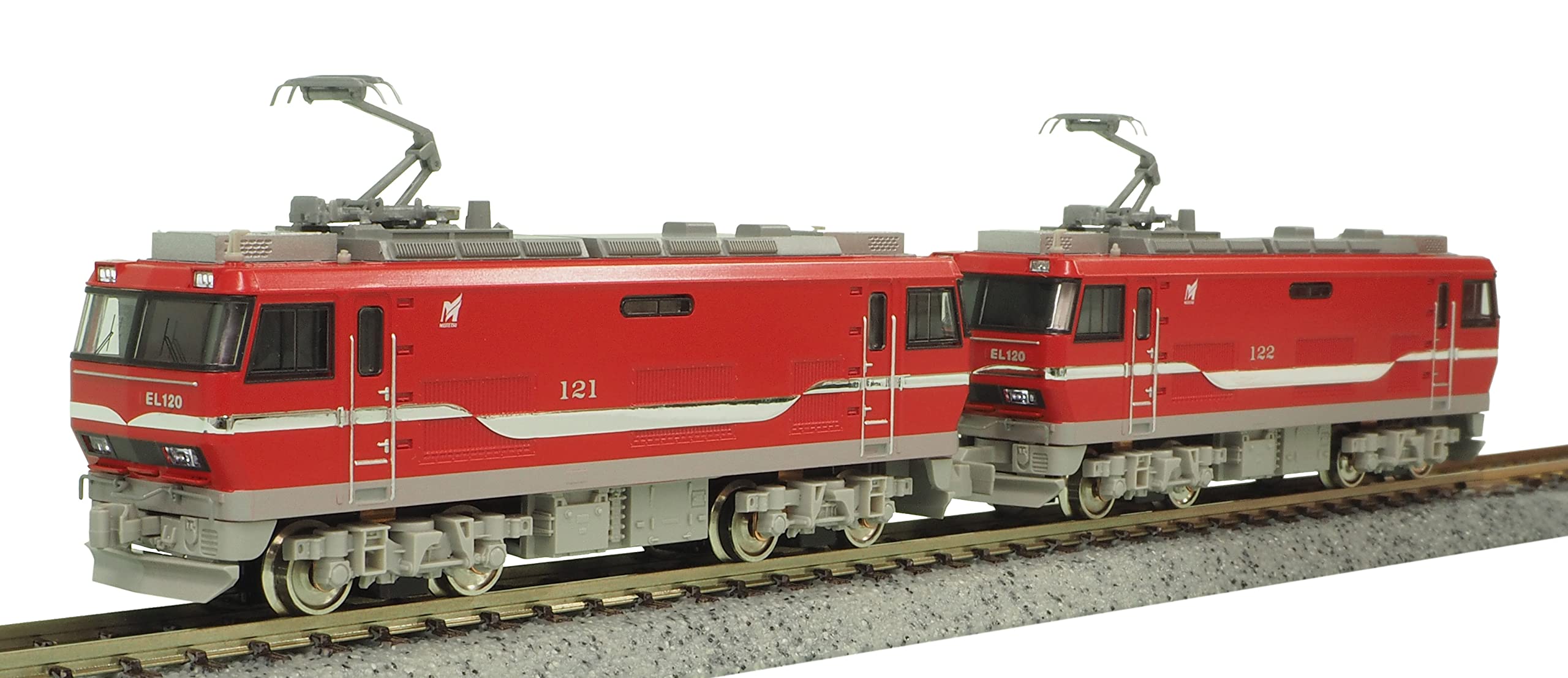 

Greenmax N Gauge Meitetsu EL120 Electric Set with Power 30655 Locomotive, 2-Car M+T Unit,